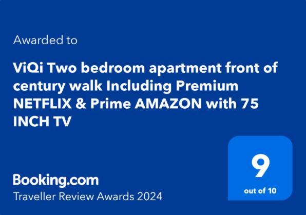 Viqi Two Bedroom Apartment Front Of Century Walk Including Premium Netflix & Prime Amazon With 75 Inch Tv Glen Waverley Exteriör bild